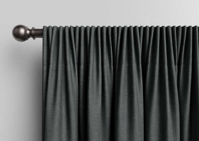 Melrose (Blackout), Lead Grey - Made to Measure Curtains - Image 9